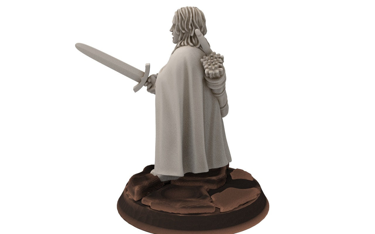 Rivandall - Aldin, Warden off the shire, Last Hight elves from the West, Middle rings miniatures for wargame D&D, Lotr...