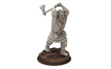 Charger l&#39;image dans la galerie, Ruffians - Lumberjacks infantry, Thief of the woods warband, scouring Middle rings miniatures for wargame D&amp;D, Lotr... Medbury miniatures
