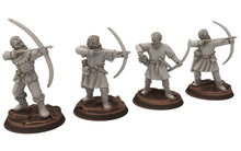 Charger l&#39;image dans la galerie, Ruffians - Wanderers infantry, Thief of the woods warband, scouring Middle rings miniatures for wargame D&amp;D, Lotr... Medbury miniatures
