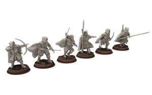 Ornor - Armored Rangers of the North, Protectors of the Shire, Dune Din, Merbury, Bowmen, Scouts miniatures for wargame D&D, Lotr...