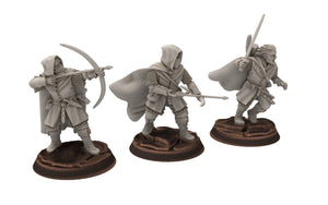 Ornor - Armored Rangers of the North, Protectors of the Shire, Dune Din, Merbury, Bowmen, Scouts miniatures for wargame D&D, Lotr...