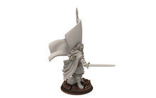 Load image into Gallery viewer, Ornor - Banner Bearer Rangers of the North, Protectors of the Shire, Dune Din, Merbury, Bowmen, Scouts miniatures for wargame D&amp;D, Lotr...
