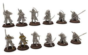 Ornor - Rangers Army bundle of the North, Protectors of the Shire, Dune Din, Merbury, Bowmen, Scouts miniatures for wargame D&D, Lotr...