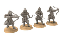 Charger l&#39;image dans la galerie, Kandahar - Kheshig heavy bowmen, fell dark lords humans, Kandahar, Khwarezm, oriental, Rhur, miniatures for wargame D&amp;D, Lotr...
