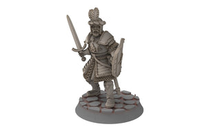 Ornor - General of the Lost Kingdom of the North, Dune Din, Misty Mountains, miniatures for wargame D&D, Lotr...