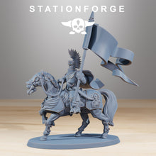 Charger l&#39;image dans la galerie, Grimguard - Banner Guard, empire post apocalyptique, utilisable pour tabletop wargame.
