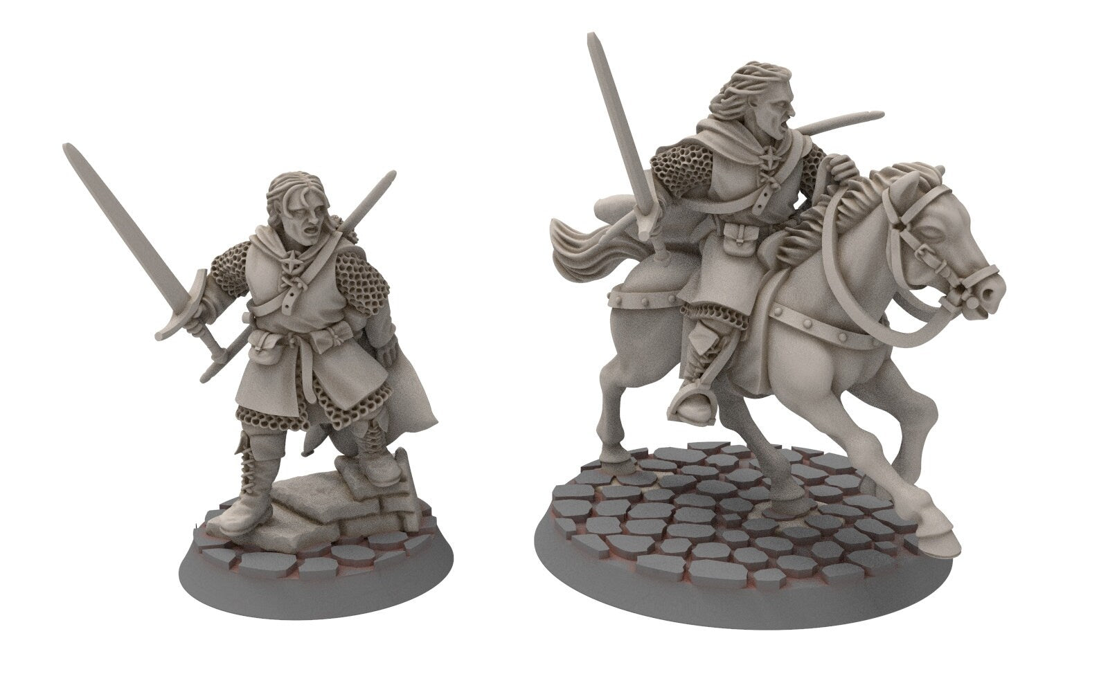 Ornor - Amrill Ranger Heir of the North, Protectors of the Shire, Dune Din, Merbury, Bowmen, Scouts miniatures for wargame D&D, Lotr...