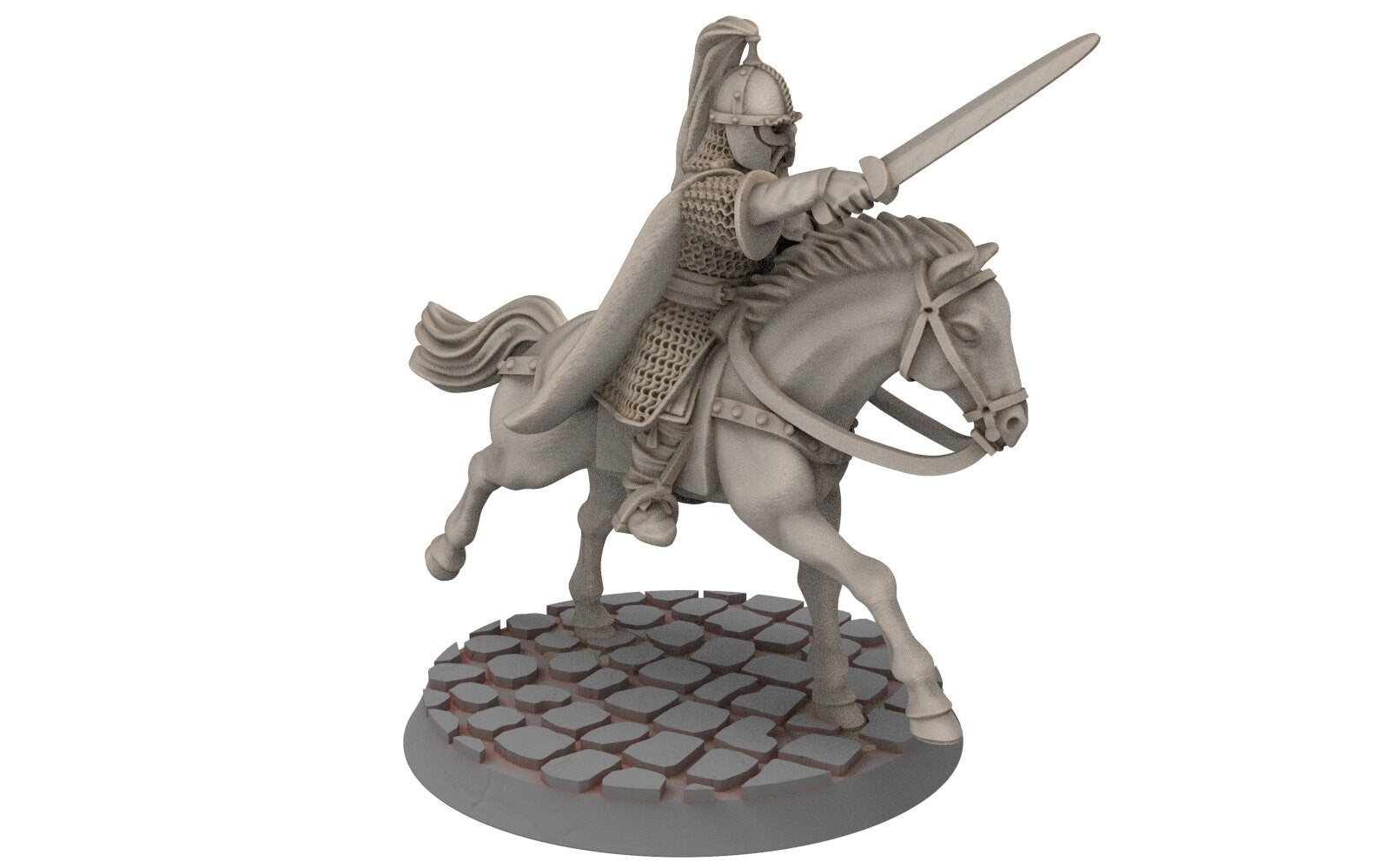 Rohan - Riders of Warhorses Captain King guards, Knight of Rohan, the Horse-lords, rider of the mark, minis for wargame D&D, Lotr...