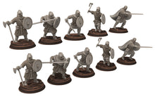 Load image into Gallery viewer, Rohan - Hengstland warrior, marksman Knight of Rohan, the Horse-lords, rider of the mark, minis for wargame D&amp;D, Lotr...
