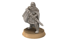 Charger l&#39;image dans la galerie, Rohan - Riders of Warhorses King Hrothgar unarmoured, Knight of Rohan, the Horse-lords, rider of the mark, minis for wargame D&amp;D, Lotr...
