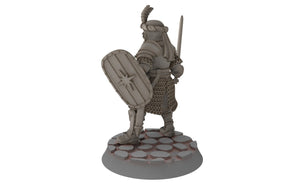Ornor - General of the Lost Kingdom of the North, Dune Din, Misty Mountains, miniatures for wargame D&D, Lotr...