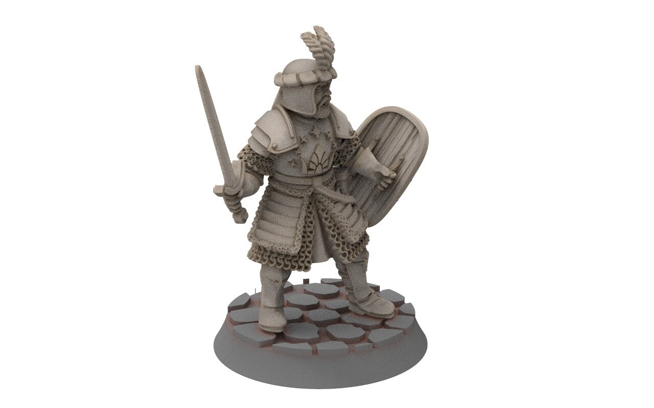 Ornor - General of the Lost Kingdom of the North, Dune Din, Misty Mountains, miniatures for wargame D&D, Lotr...