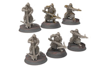 Load image into Gallery viewer, Dwarves - Silver Goat Dwarves with Crossbow, The Dwarfs of The Mountains, for Lotr, davale games miniatures
