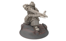 Load image into Gallery viewer, Dwarves - Silver Goat Dwarves with Crossbow, The Dwarfs of The Mountains, for Lotr, davale games miniatures
