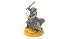 Charger l&#39;image dans la galerie, Rivandall - Bloody Twin Brothers Elves Princes, Last Hight elves from the West, Middle rings miniatures pour wargame D&amp;D, Lotr...
