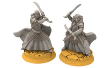 Charger l&#39;image dans la galerie, Rivandall - Bloody Twin Brothers Elves Princes, Last Hight elves from the West, Middle rings miniatures pour wargame D&amp;D, Lotr...
