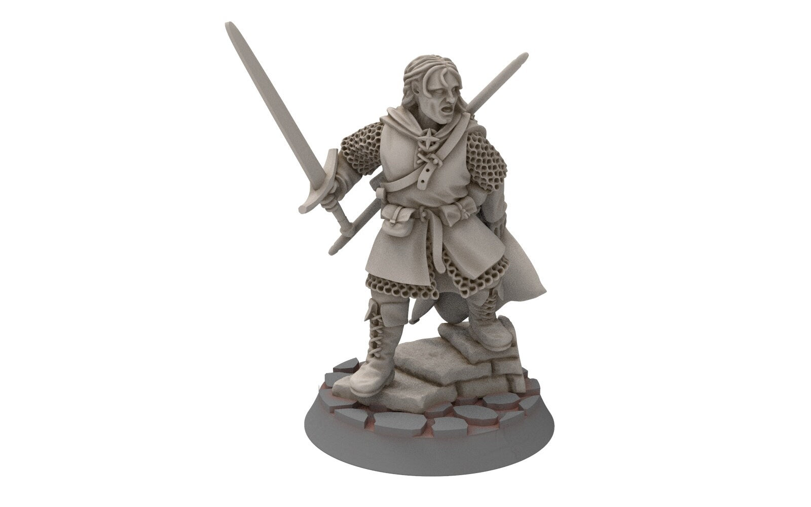 Ornor - Amrill Ranger Heir of the North, Protectors of the Shire, Dune Din, Merbury, Bowmen, Scouts miniatures for wargame D&D, Lotr...