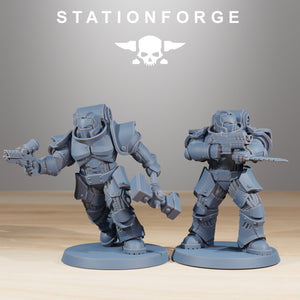 Socratis - Legion Melee Infantery, mechanized infantry, post apocalyptic empire, usable for tabletop wargame.