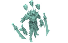 Load image into Gallery viewer, Dark city - Tortured Brutes, grotesque abominations, Modular convertible 3D printed miniatures Dark eldar drow
