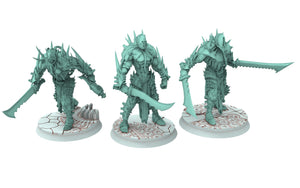 Dark city - Tortured Brutes, grotesque abominations, Modular convertible 3D printed miniatures Dark eldar drow