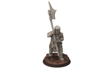 Load image into Gallery viewer, Orcs horde - Orc Armoured Scouts with halberd, Orc warriors warband, Middle rings miniatures for wargame D&amp;D, Lotr... Medbury miniatures
