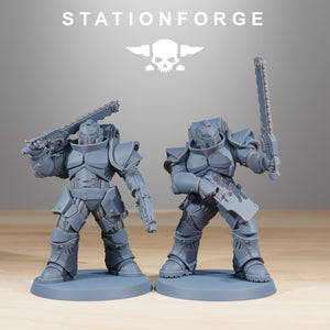 Socratis - Legion Melee Infantery, mechanized infantry, post apocalyptic empire, usable for tabletop wargame.