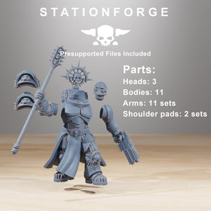 Socratis - Legion Melee Infantery, mechanized infantry, post apocalyptic empire, usable for tabletop wargame.