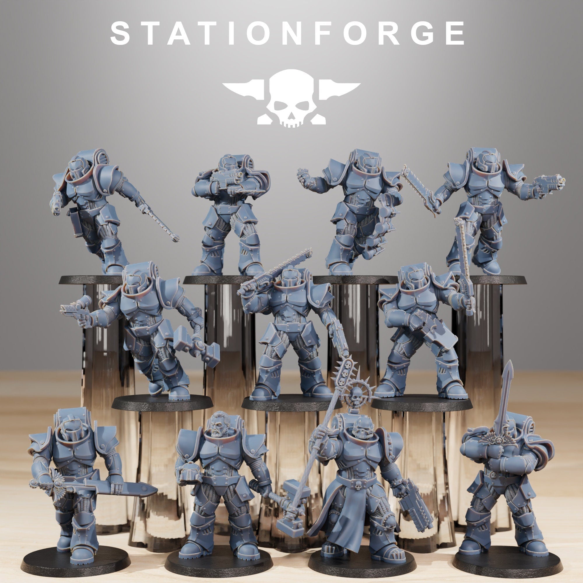 Socratis - Legion Melee Infantery, mechanized infantry, post apocalyptic empire, usable for tabletop wargame.