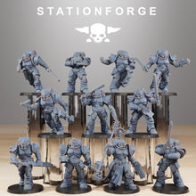Charger l&#39;image dans la galerie, Socratis - Legion Melee Infantery, mechanized infantry, post apocalyptic empire, usable for tabletop wargame.
