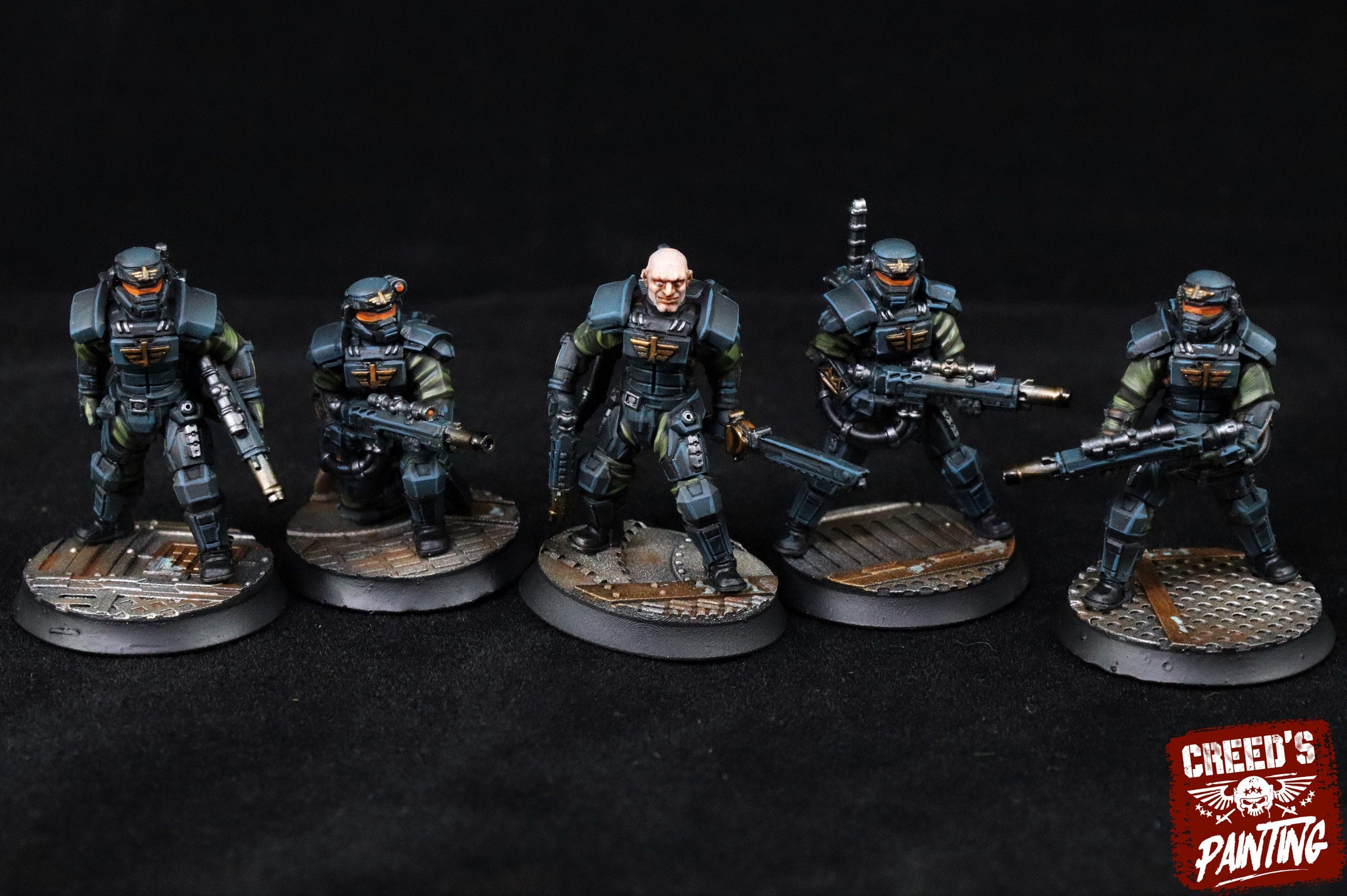 Rundsgaard - Elite Creed Guard, infanterie impériale, empire post apocalyptique, utilisable pour tabletop wargame.