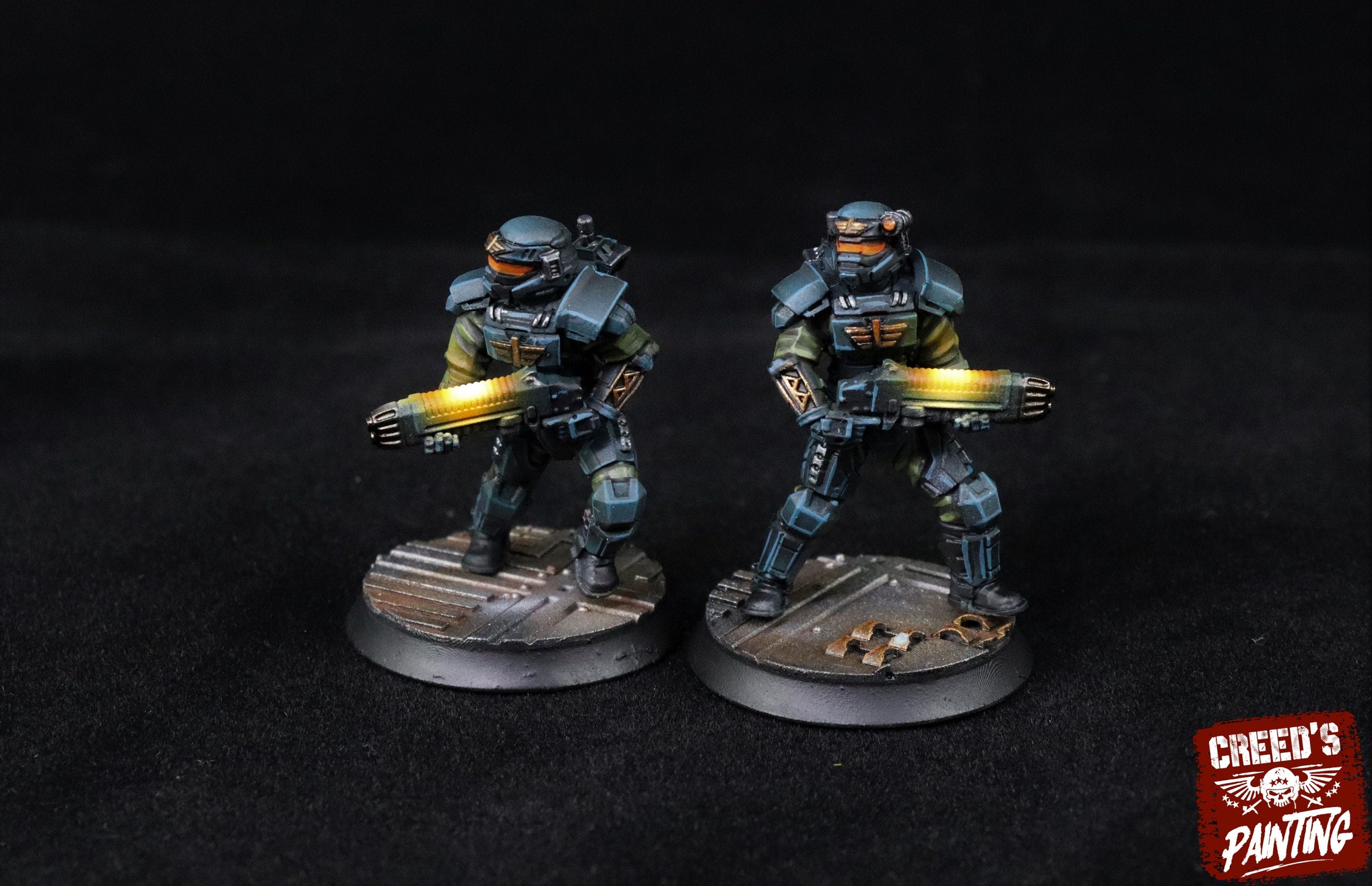 Rundsgaard - Elite Creed Guard, infanterie impériale, empire post apocalyptique, utilisable pour tabletop wargame.