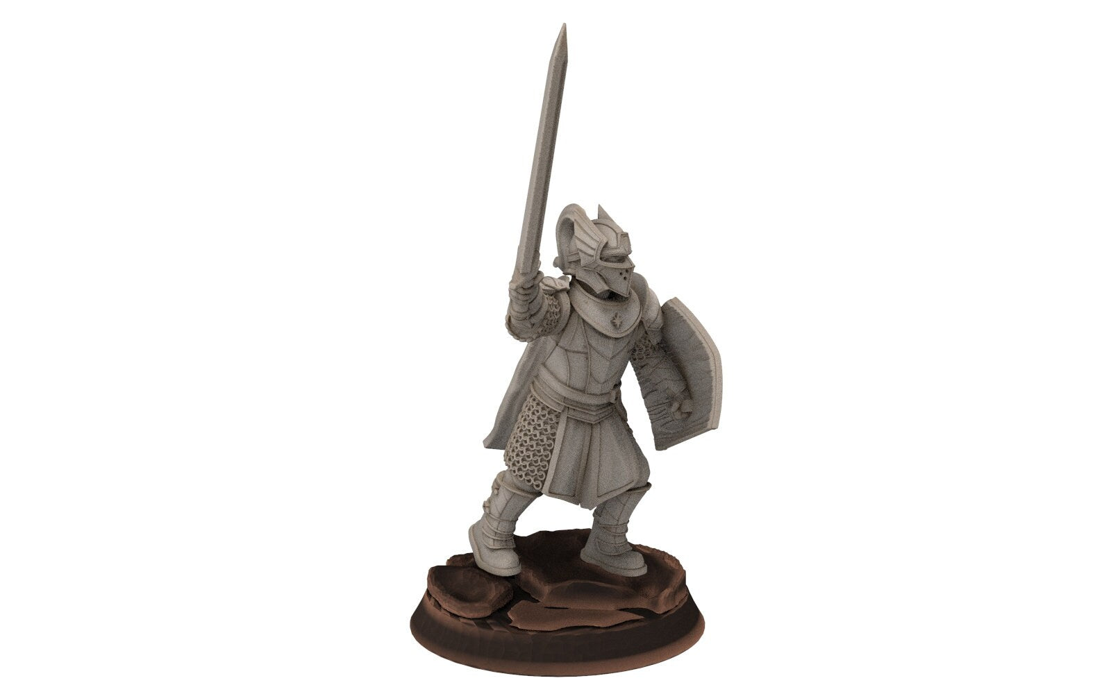 Gandor - Old Prince of the west hight humans, minis for wargame D&D, Lotr... Quatermaster3D miniatures