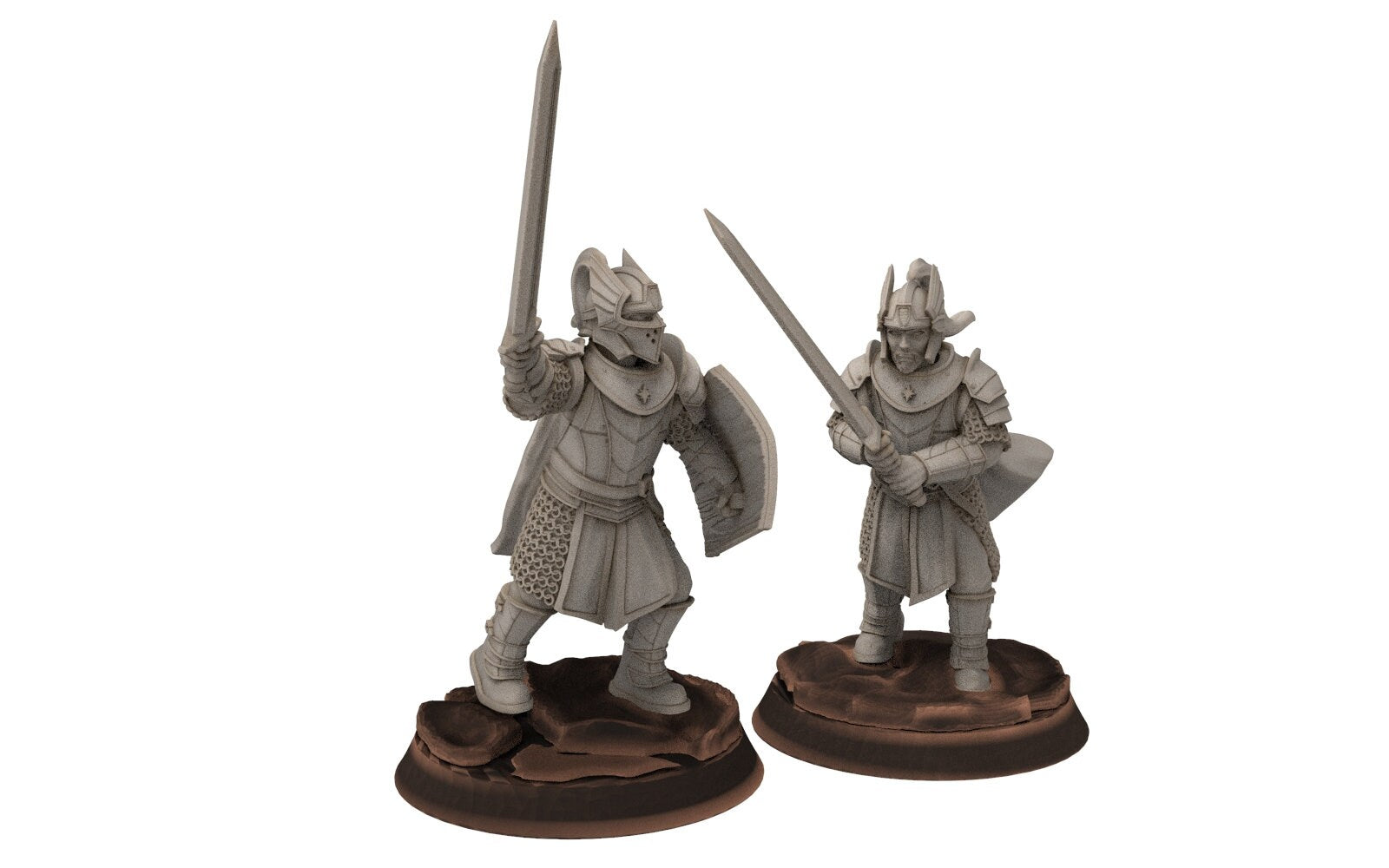 Gandor - Old Prince of the west hight humans, minis for wargame D&D, Lotr... Quatermaster3D miniatures