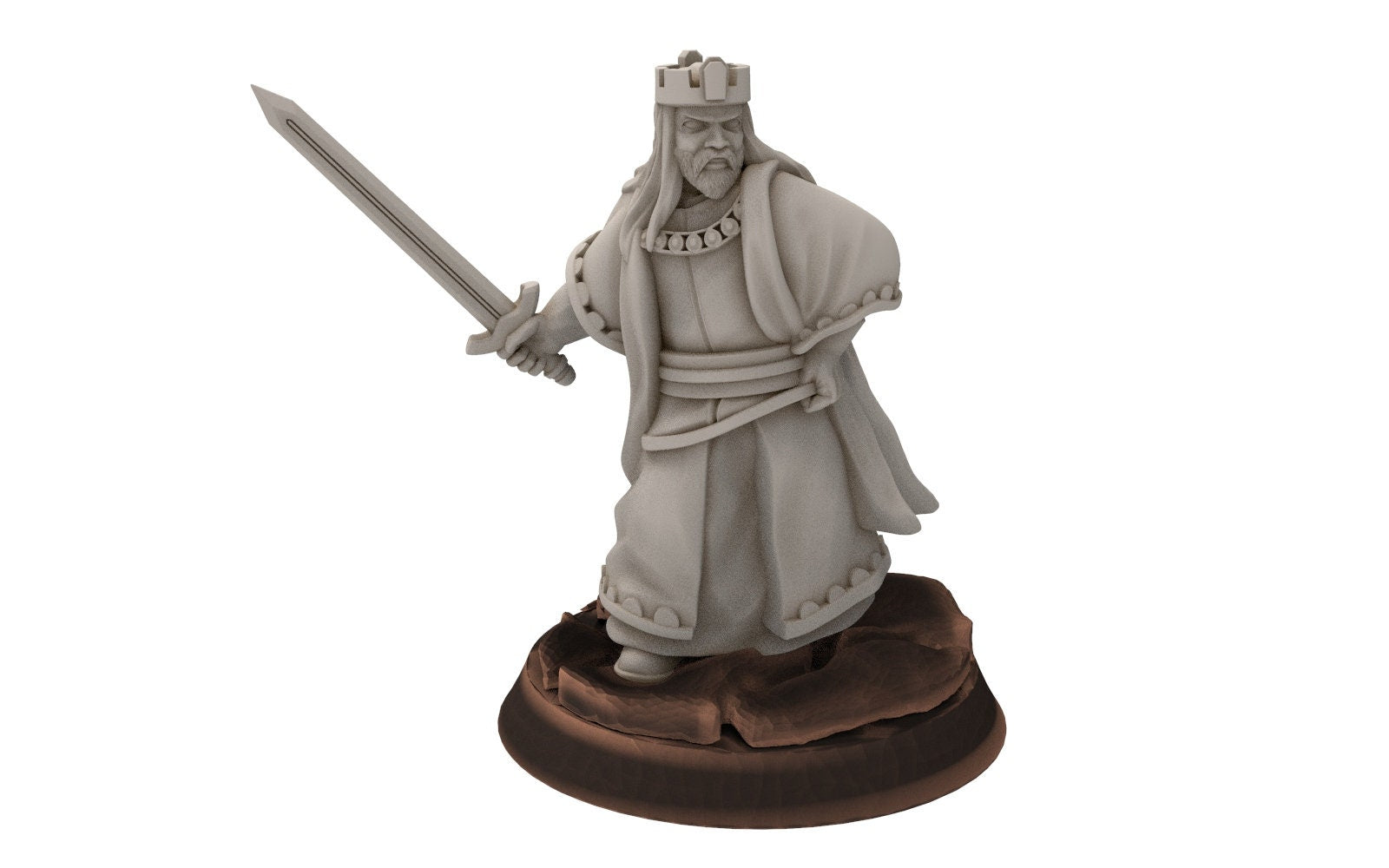 Gandor - Old Nobles of the west hight humans, minis for wargame D&D, Lotr... Quatermaster3D miniatures