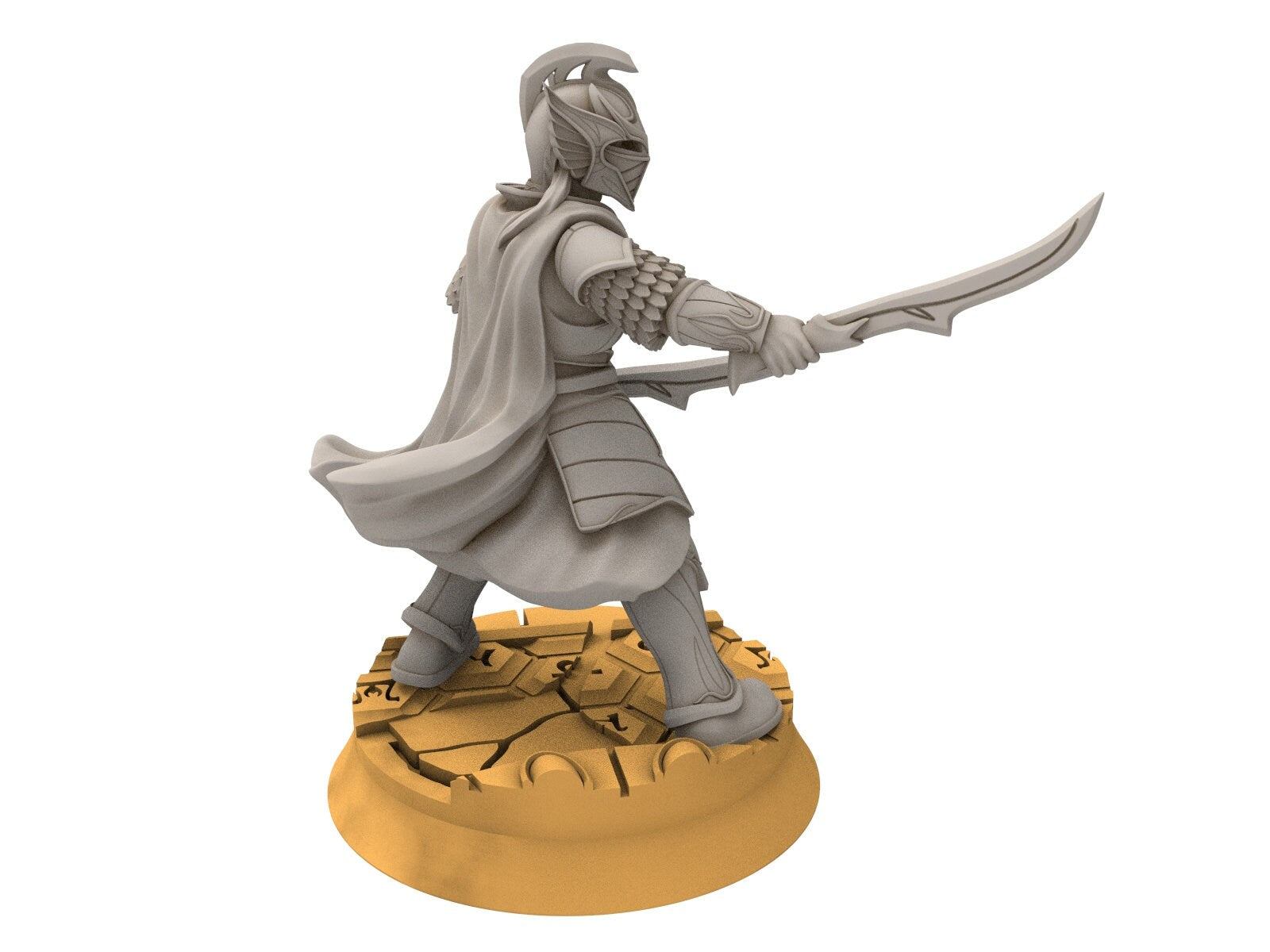 Rivandall - Lord of blades, Last Hight elves from the West, Middle rings miniatures pour wargame D&D, SDA... Quatermaster3D miniatures