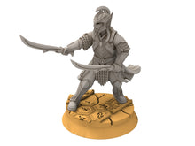 Load image into Gallery viewer, Rivandall - Lord of blades, Last Hight elves from the West, Middle rings miniatures pour wargame D&amp;D, SDA... Quatermaster3D miniatures
