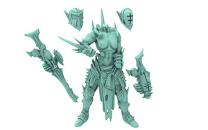 Dark city - x3 Tortured Shooters warriors Dark elves raiders eldar drow, Modular convertible 3D printed miniatures