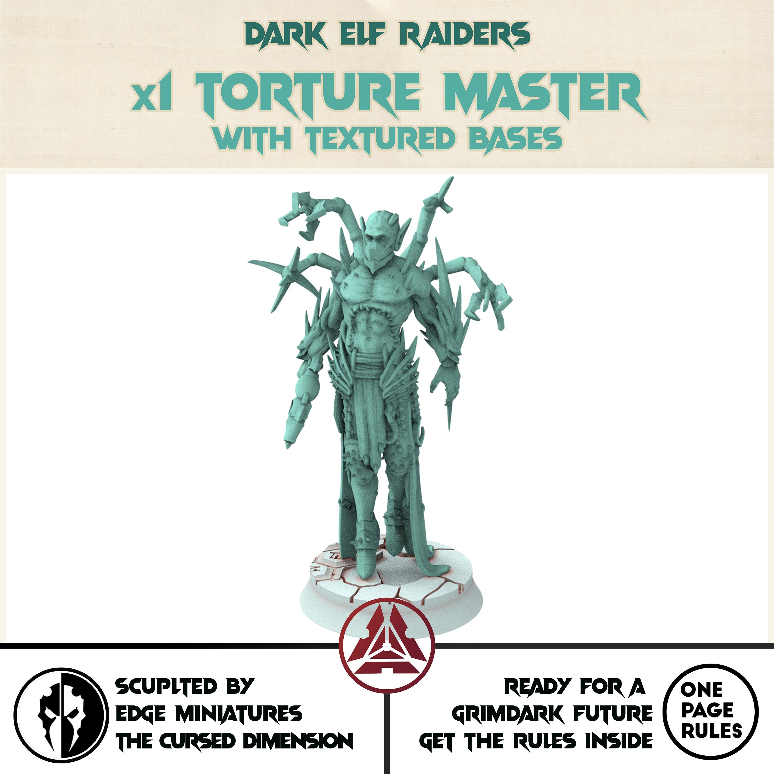 Dark city - Torture Master, Artisan of flesh Dark elves raiders eldar drow