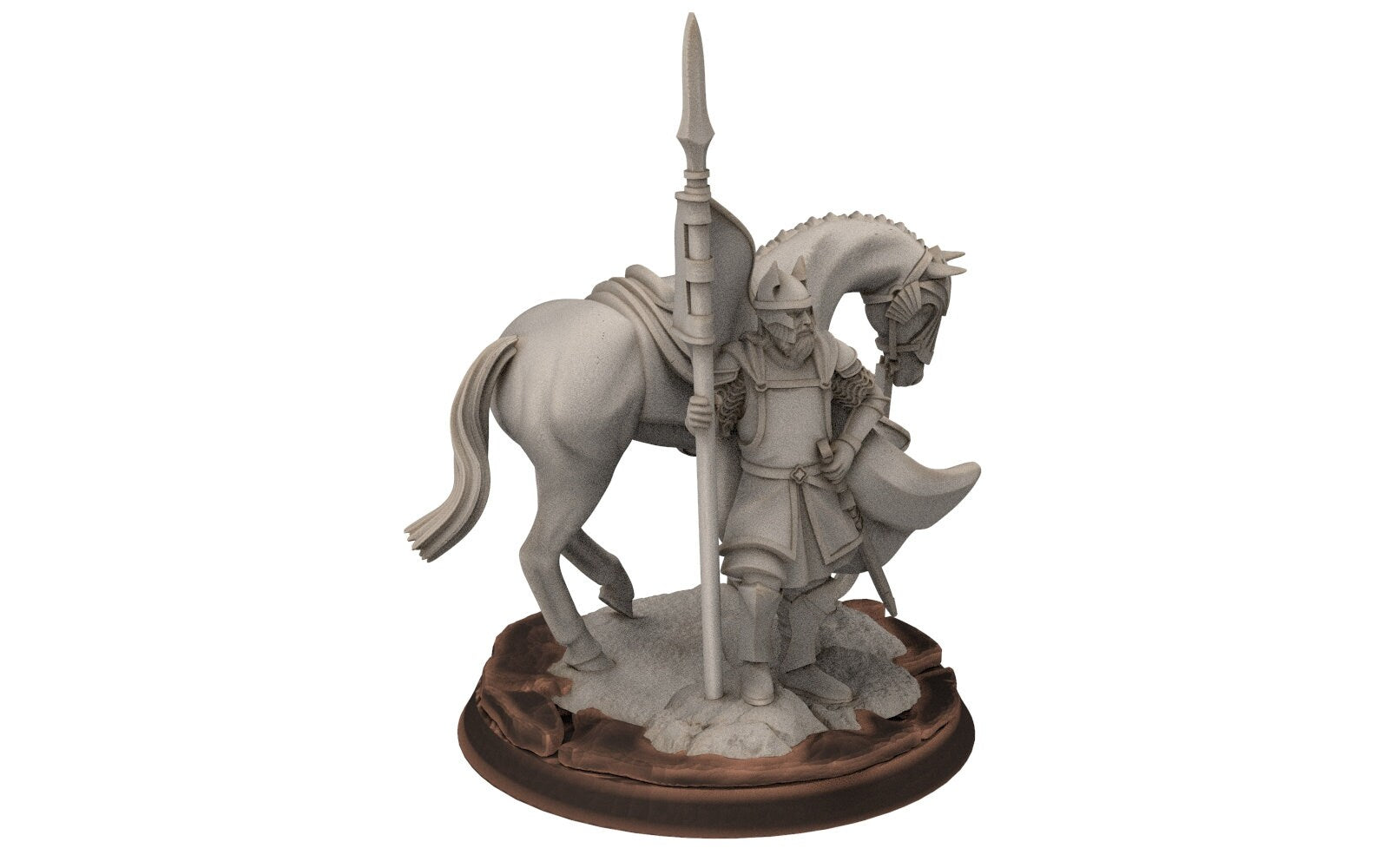 Gandor - Old Banner hight humans, minis for wargame D&D, SDA... Davale miniatures