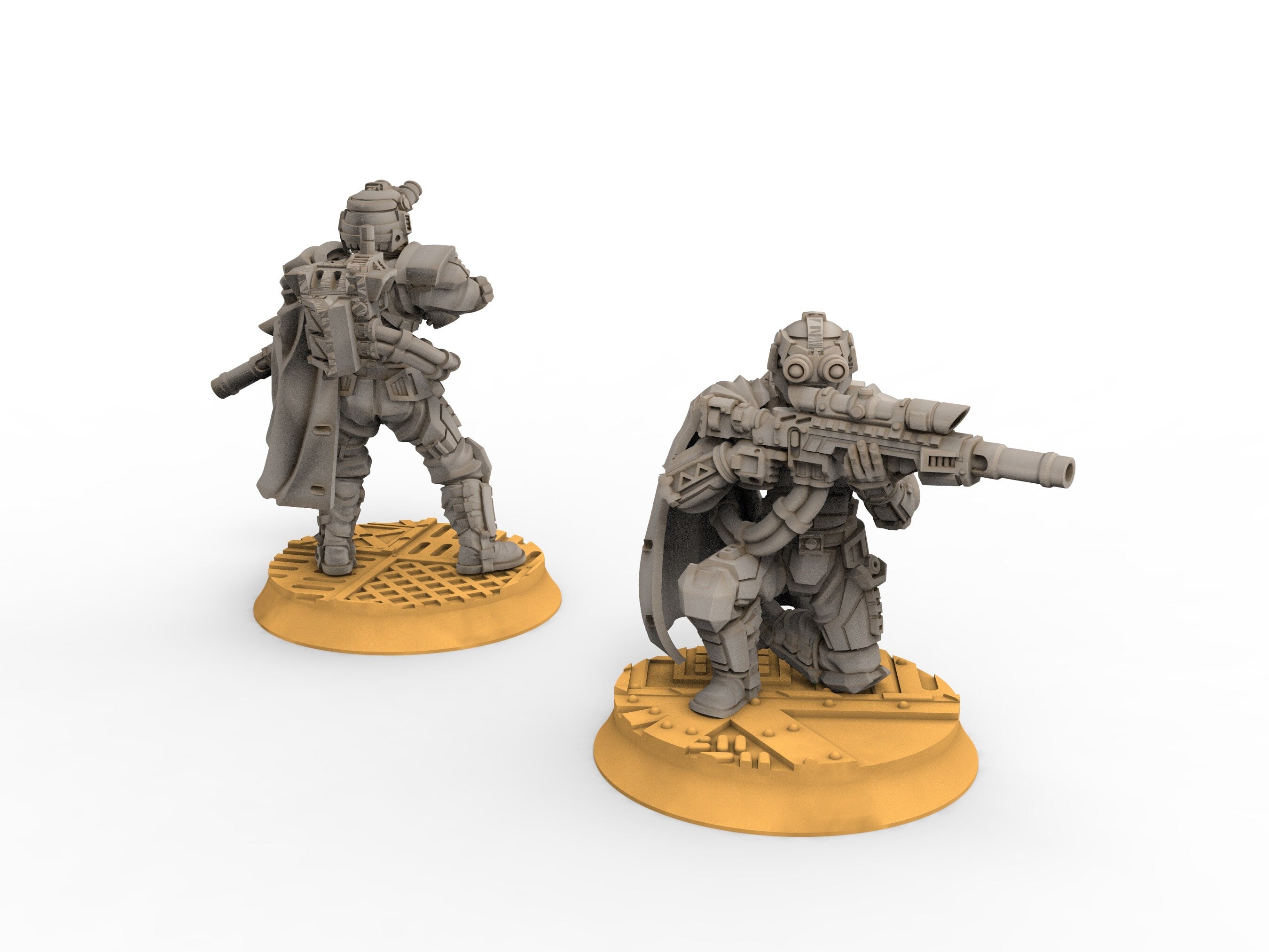 Rundsgaard - Sniper Elite Creed Guard, infanterie impériale, empire post apocalyptique, utilisable pour tabletop wargame.