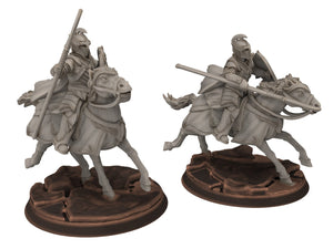 Rivandall - King guards cavalry, elves from the West, Middle rings for wargame D&D, Lotr... Modular convertible miniatures Quatermaster3D