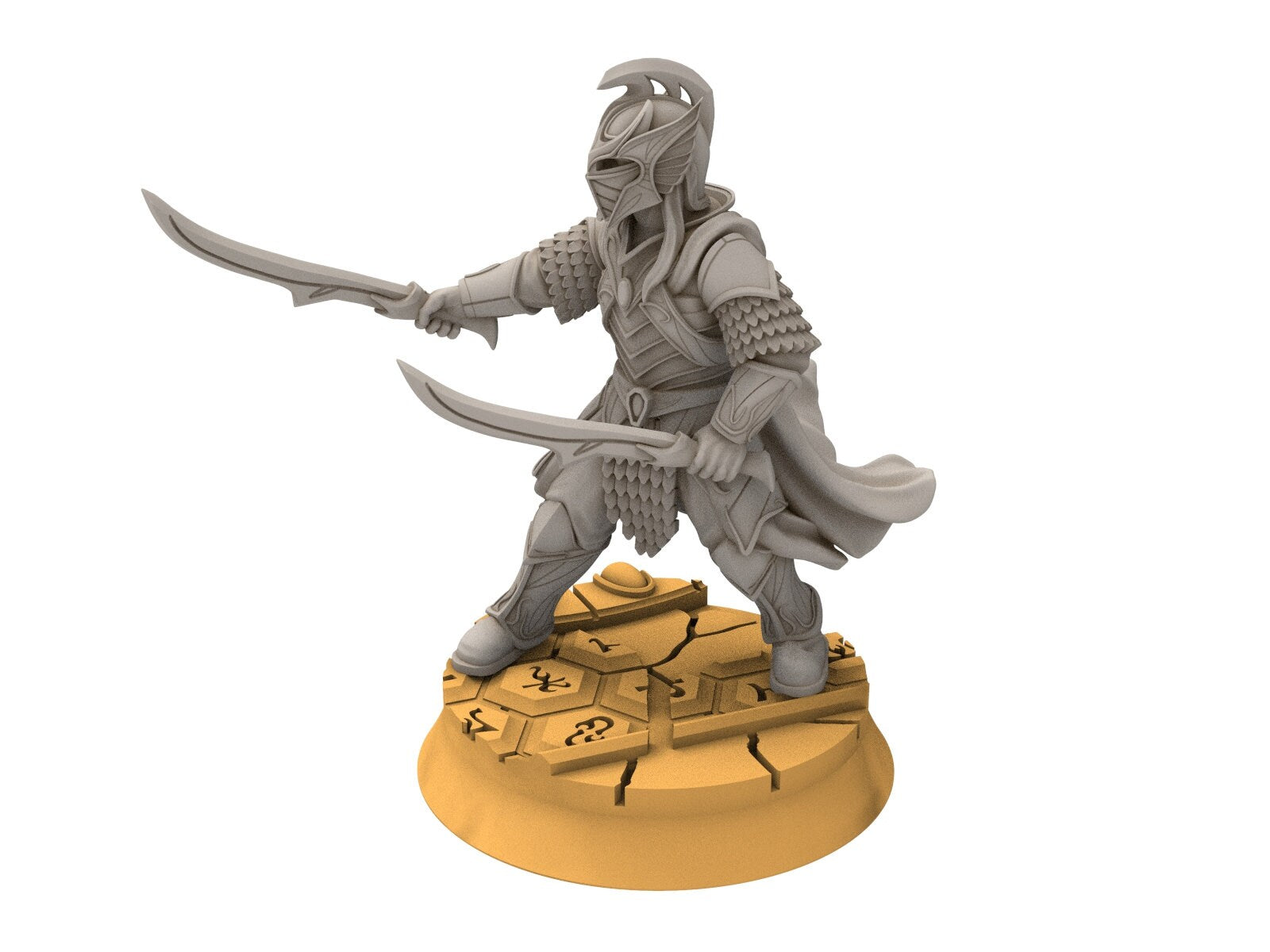 Rivandall - Lord of blades, Last Hight elves from the West, Middle rings miniatures pour wargame D&D, SDA... Quatermaster3D miniatures