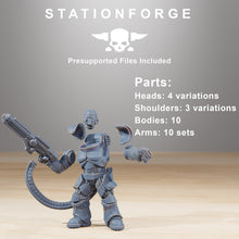 Charger l&#39;image dans la galerie, Socratis - Exterminators, mechanized infantry, post apocalyptic empire, usable for tabletop wargame.
