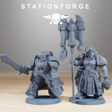 Charger l&#39;image dans la galerie, Socratis - Knights Honoured , mechanized infantry, post apocalyptic empire, usable for tabletop wargame.
