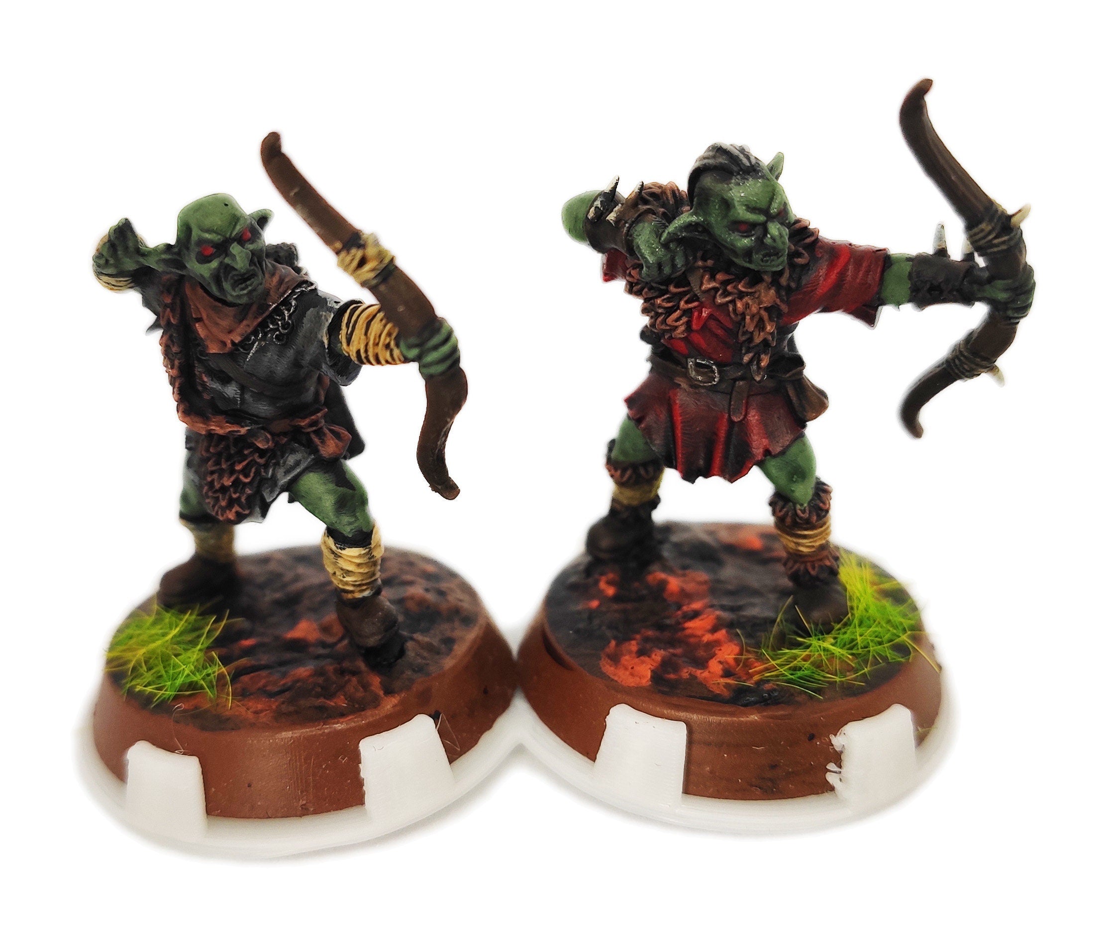 Orcs horde - Orc hunters on foot, Orc warriors warband, Middle rings miniatures for wargame D&D, Lotr... Medbury miniatures