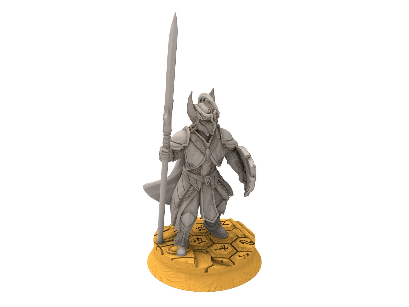 Rivandall - Hight King of the elves, Last elves from the West, Middle rings miniatures pour wargame D&D, SDA... Quatermaster3D miniatures