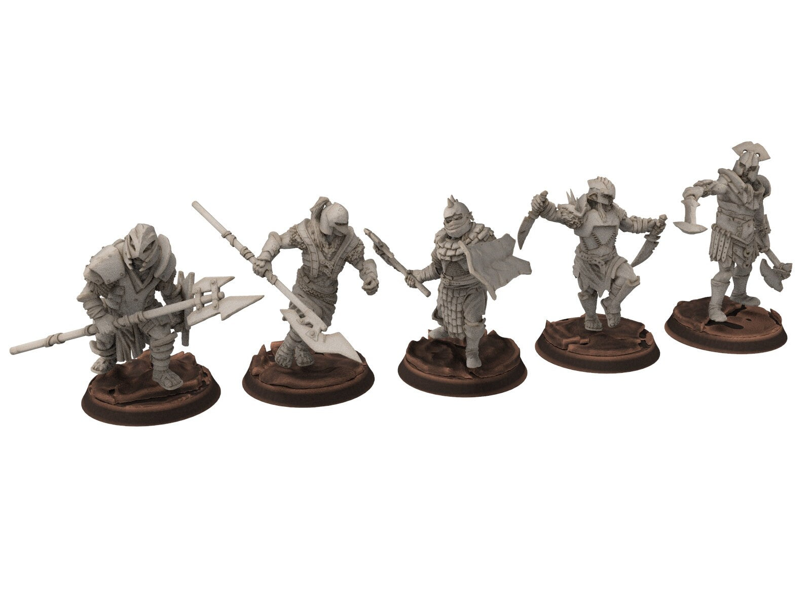 Orcs horde - Assault Orcs, ruined city river warriors warband, Middle rings miniatures for wargame D&D, Lotr... The Printing Goes Ever On