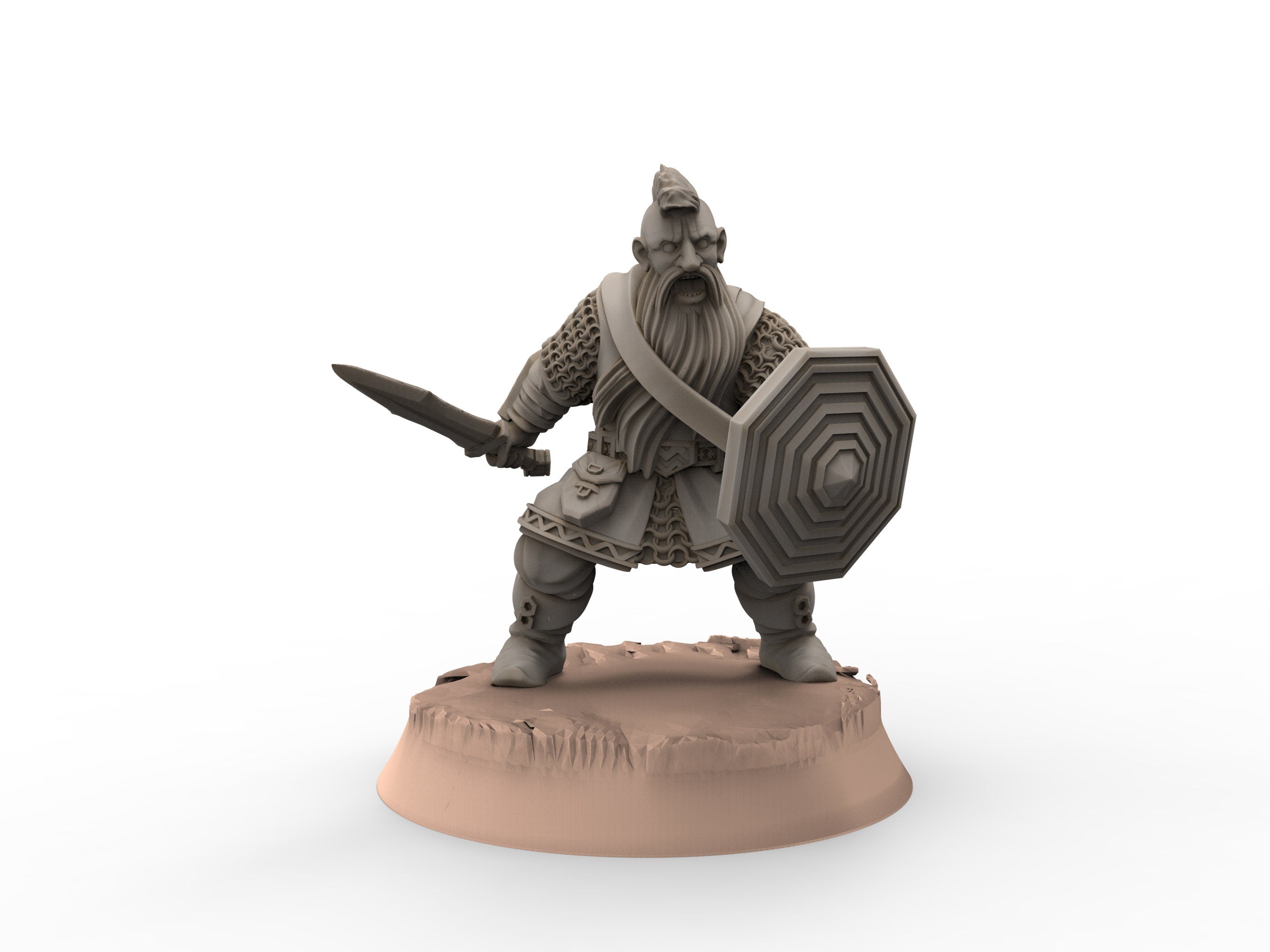 Dwarves - Kalak Swordmen, The Dwarfs of The Mountains, for Lotr, Khurzluk Miniatures