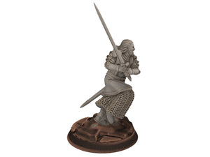 Gandor - Old Prince, of the west hight humans, miniatures for wargame D&D, Lotr... Davale