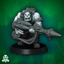 Load image into Gallery viewer, Green Skin - Orc Boss Rocket Commando
